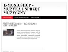 Tablet Screenshot of e-musicshop.pl